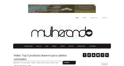 Desktop Screenshot of mulherando.com.br